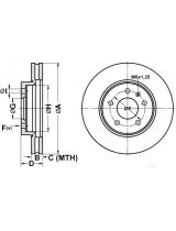 ATE 24.0129-0101.1 Тормозной диск передний