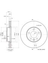 BREMBO 09.9442.14 Тормозной диск передний