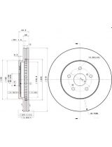 BREMBO 09.A109.11 Тормозной диск передний с покрытием