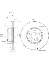 BREMBO 09.9172.11 Тормозной диск передний