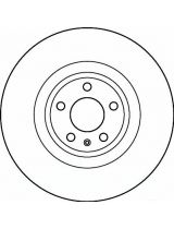 TRW DF4695S Тормозной диск передний