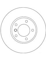 TRW DF4055 Тормозной диск передний