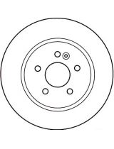 TRW DF4151 Тормозной диск передний