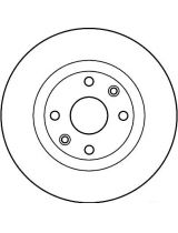 TRW DF2586 Тормозной диск передний