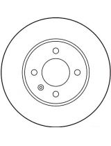 TRW DF1532 Тормозной диск передний