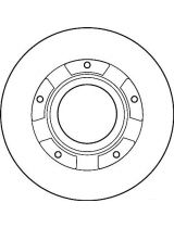 TRW DF4821S Тормозной диск задний