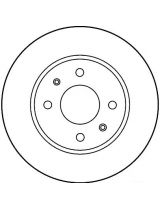 TRW DF1029 Тормозной диск задний