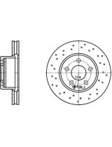 ATE 24.0128-0100.1 Тормозной диск передний