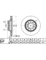 ATE 24.0122-0152.1 Тормозной диск