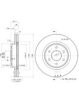 BREMBO 09.B625.10 Тормозной диск передний
