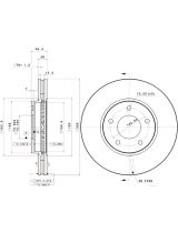 BREMBO 09.8483.11 Тормозной диск передний
