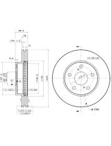 BREMBO 09.B626.10 Тормозной диск передний