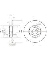 BREMBO 08.7637.10 Тормозной диск передний