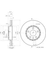 BREMBO 09.8937.10 Тормозной диск передний