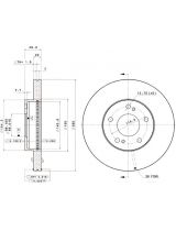 BREMBO 09.5254.10 Тормозной диск передний
