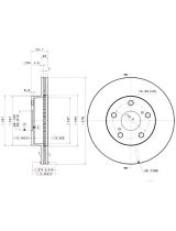 BREMBO 09.6706.10 Тормозной диск передний