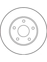 TRW DF1647 Тормозной диск передний