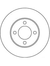 TRW DF1521 Тормозной диск передний