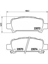 BREMBO P78011 Колодки дисковые