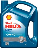 Моторное масло SHELL 550046360 Helix HX7 10W-40 4л (Заменен на 550053737)