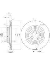 BREMBO 09.B743.41 Тормозной диск