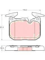 TRW GDB1943 Колодки дисковые