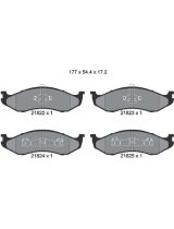 Textar 2182202 Колодки дисковые передние