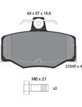 Textar 2154501 Колодки дисковые