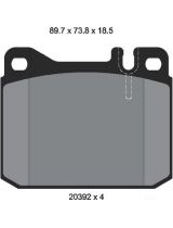 Textar 2039213 Колодки дисковые