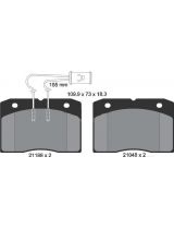 Textar 2118801 Колодки дисковые