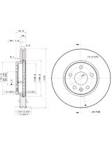 BREMBO 09.B538.11 Тормозной диск передний