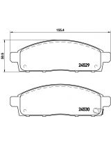 BREMBO P54038 Колодки дисковые передние