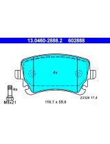 ATE 13.0460-2888.2 Колодки дисковые задние