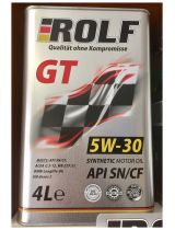 Моторное масло ROLF 322228 GT SAE 5W-30, API SN/CF 4л