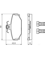 BOSCH 0 986 460 995 Колодки дисковые