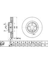 ATE 24.0130-0222.1 Тормозной диск
