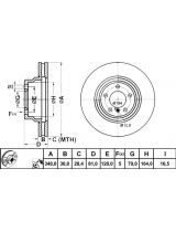 ATE 24.0130-0118.1 Тормозной диск