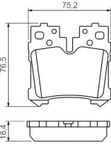 BOSCH 0 986 494 424 Колодки дисковые