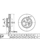 ATE 24.0125-0182.1 Тормозной диск