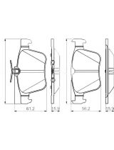 BOSCH 0 986 495 346 Колодки дисковые