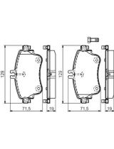 BOSCH 0 986 494 663 Колодки дисковые