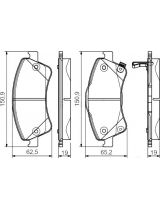 BOSCH 0 986 495 106 Колодки дисковые