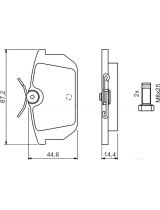 BOSCH 0 986 491 030 Колодки дисковые