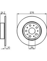 BOSCH 0 986 478 463 Тормозной диск