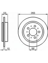 BOSCH 0 986 478 042 Тормозной диск