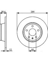 BOSCH 0 986 479 465 Тормозной диск