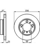 BOSCH 0 986 478 477 Тормозной диск