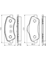 BOSCH 0 986 494 713 Колодки дисковые