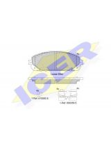 ICER 182177 Колодки дисковые