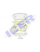 ICER 181985 Колодки дисковые